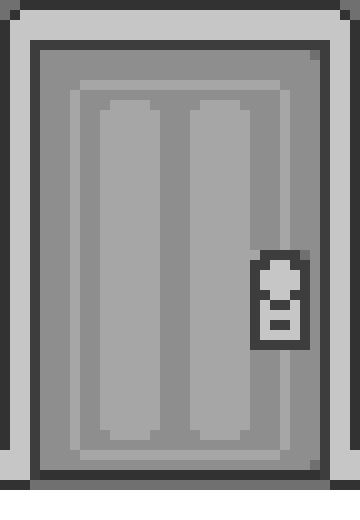 Gray door