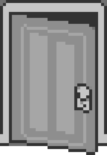 Gray door